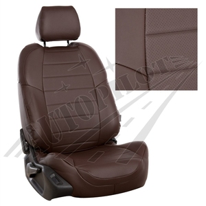 Авточехлы на сидения для Ford Transit VII (3 места) с 06-15г. - шоколад