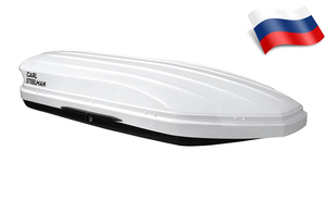 Автомобильный бокс Carl Steelman Avangard 430 (200*85*36) белый карбон