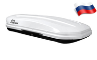 Автомобильный бокс Carl Steelman Sport 345 (195*75*33) белый карбон