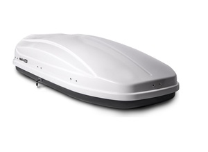 Автомобильный бокс MaxBox PRO 460 (средний) (175*84*42) белый глянцевый