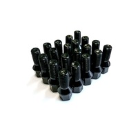 Болт колесный М12х1,5х28 (конус кл.17) BLACK черные (20шт.)