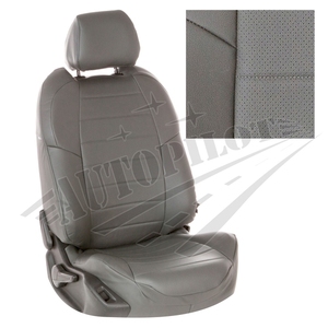 Авточехлы на сидения для Ford Transit VII (3 места) с 06-15г. - серые