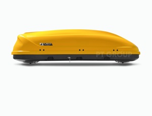 Автомобильный бокс Turino-1 410 (175*79*45) Yellow, желтый матовый