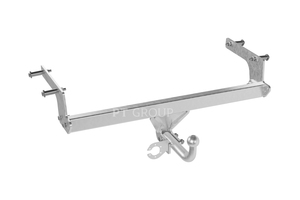 Фаркоп (ТСУ) PT GROUP для RENAULT Duster 2012-/ Kaptur 2016-/ NISSAN Terrano 2014 - горячая оцинковка, съемный шар
