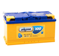 Аккумулятор АКОМ 100 А/ч обратная R+ EN 850A 353x175x190