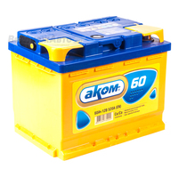 Аккумулятор АКОМ 60 А/ч прямая L+ EN 520A 242x175x190