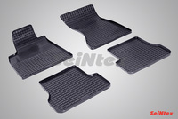 Резиновый коврик Seintex сетка для Audi A6 (C7) 2011-2018