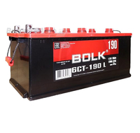 Аккумулятор BOLK Standart 190 А/ч обратная  L+ EN 1200A 513x223x223