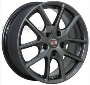 Alcasta M63 6*15 4/100 ET46 d54,1 Graphite