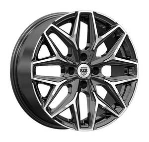 КиК Ариус 7*17 5/114,3 ET35 d66,1 Алмаз чёрный