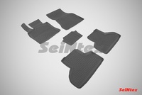 Резиновый коврик Seintex с бортиком для BMW X6 F-16 2014-