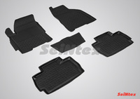 Резиновый коврик Seintex с бортиком для Chery VERY 2011-