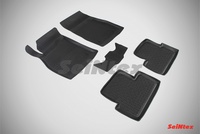 Резиновый коврик Seintex с бортиком для Chevrolet CRUZE 2009-2015
