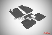 Резиновый коврик Seintex с бортиком для Datsun on-DO 2014-
