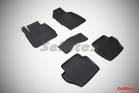 Резиновый коврик Seintex с бортиком для Ford FIESTA IV 2008-2015
