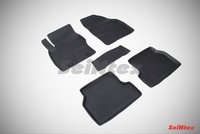 Резиновый коврик Seintex с бортиком для Ford FOCUS II 2008-2011