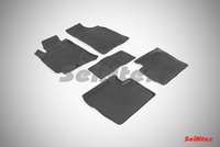 Резиновый коврик Seintex с бортиком для Geely Emgrand 2013-