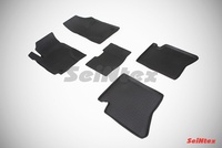 Резиновый коврик Seintex с бортиком для Geely MK 2008-2015