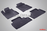Резиновый коврик Seintex с бортиком для Honda CR-V IV 2012-