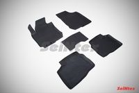 Резиновый коврик Seintex с бортиком для Hyundai ELANTRA IV 2006-2011