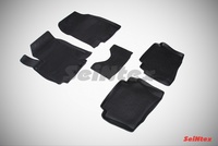 Резиновый коврик Seintex с бортиком для Hyundai i20 2008-