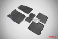 Резиновый коврик Seintex с бортиком для Lada LARGUS 2012-