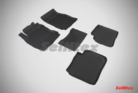 Резиновый коврик Seintex с бортиком для Nissan NOTE 2005-2014