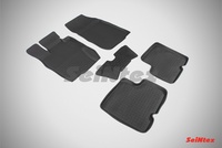 Резиновый коврик Seintex с бортиком для Nissan TERRANO III 2014-