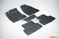 Резиновый коврик Seintex с бортиком для Nissan Х-TRAIL (T31) 2007-2015