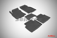Резиновый коврик Seintex с бортиком для Nissan Х-TRAIL (T32) 2015-