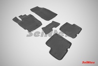Резиновый коврик Seintex с бортиком для Renault DUSTER (рест.) 2015-