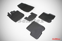 Резиновый коврик Seintex с бортиком для Renault LOGAN II 2014-