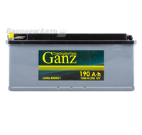 Аккумулятор GANZ 190 А/ч прямая R+ EN 1300А 514х218х210