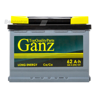 Аккумулятор GANZ 62 А/ч прямая EN 560А 242x175x190