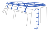 Экспедиционный багажник и лестницы