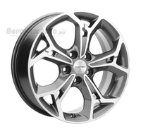 Khomen Wheels KHW1702 7*17 5/112 ET49 d57,1 Gray-FP