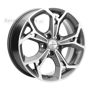 Khomen Wheels KHW1702 7*17 5/112 ET49 d57,1 Gray-FP