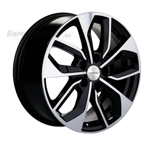 Khomen Wheels KHW1703 7*17 5/114,3 ET45 d60,1 Black-FP