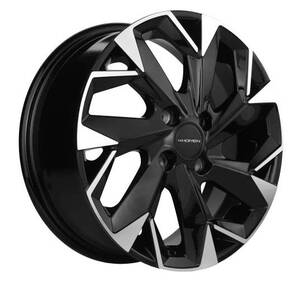 Khomen Wheels KHW1508 6*15 4/100 ET45 d56,6 Black-FP