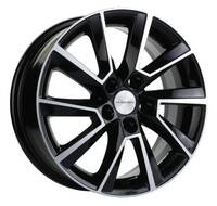 Khomen Wheels KHW1604 6*16 5/100 ET38 d57,1 Black-FP
