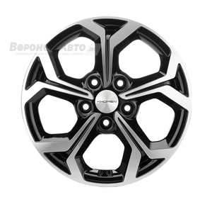 Khomen Wheels KHW1606 6,5*16 5/114,3 ET50 d67,1 Black-FP