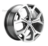 Khomen Wheels KHW1710 6,5*17 5/114,3 ET40 d64,1 Gray-FP