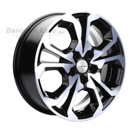 Khomen Wheels KHW1711 6,5*17 5/114,3 ET45 d54,1 Black-FP