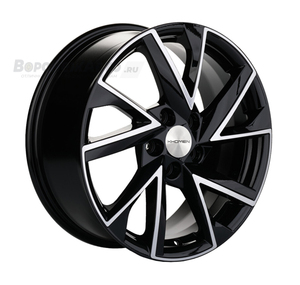 Khomen Wheels KHW1714 7*17 5/114,3 ET40 d66,1 Black-FP
