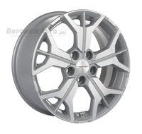 Khomen Wheels KHW1715 7*17 5/112 ET40 d57,1 F-Silver-FP