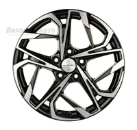Khomen Wheels KHW1716 7*17 5/114,3 ET48,5 d67,1 Black-FP