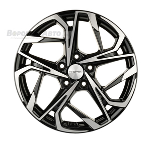 Khomen Wheels KHW1716 7*17 5/114,3 ET48,5 d67,1 Black-FP