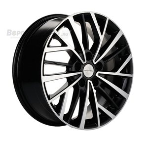 Khomen Wheels KHW1717 7*17 5/108 ET45 d60,1 Black-FP