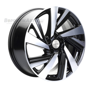 Khomen Wheels KHW1801 7,5*18 5/114,3 ET45 d66,1 Black-FP