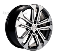 Khomen Wheels KHW1803 7*18 5/114,3 ET37 d66,5 Black-FP